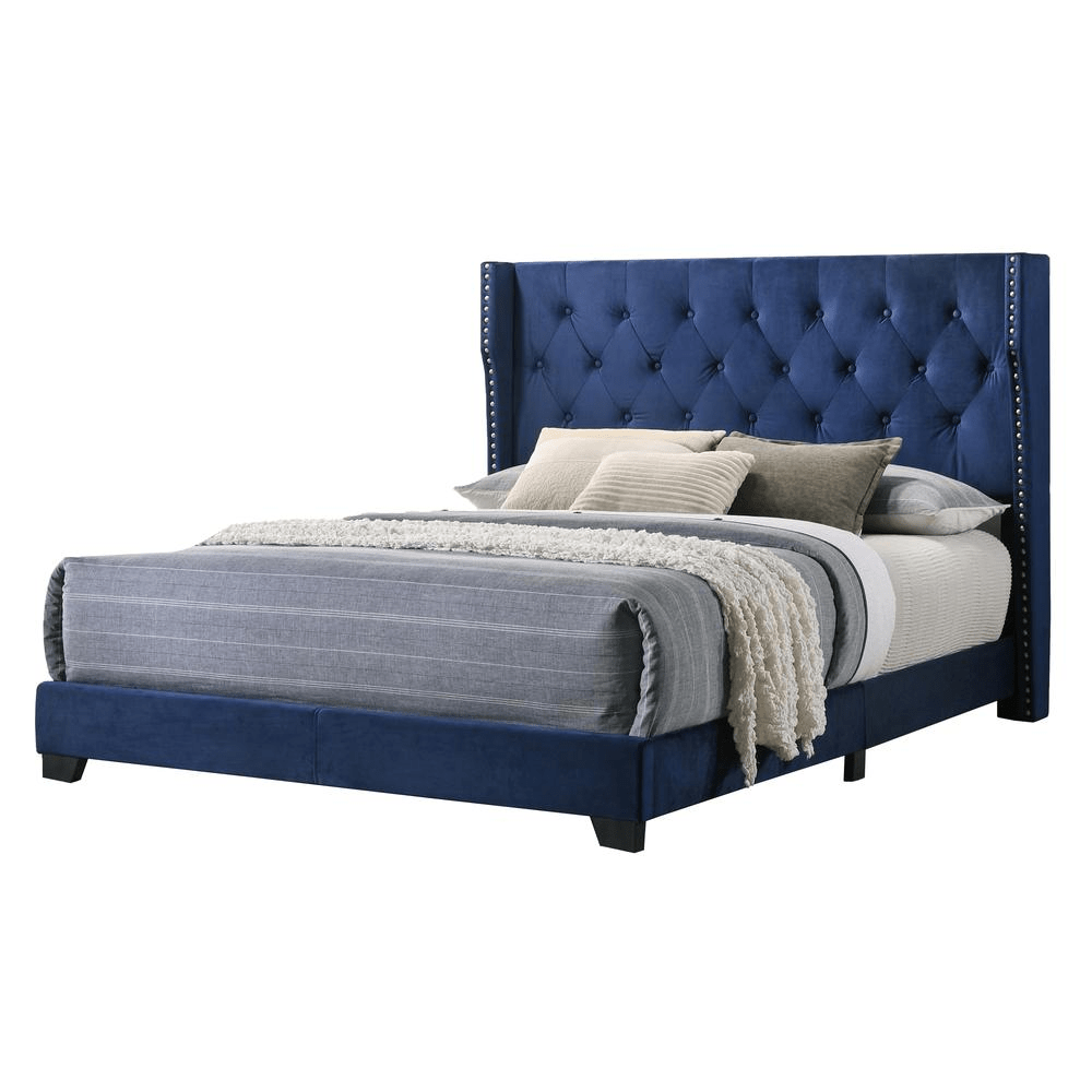 Olympia_Bay's tweet image. Classic and beautiful furniture for your discriminating tastes. Create a luscious atmosphere in your home. Navy Blue Velvet Uph. Panel Bed Tufted Buttons Side Studs, Eastern King #platformbed #fullbed
$368.00
➤ olympiabay.com/products/navy-…