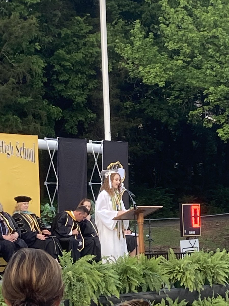 ⁦<a href="/BradleyCentral/">Bradley Central H.S.</a>⁩ Valedictorian, Miss Emilee Perry, shares with our Class of 2023