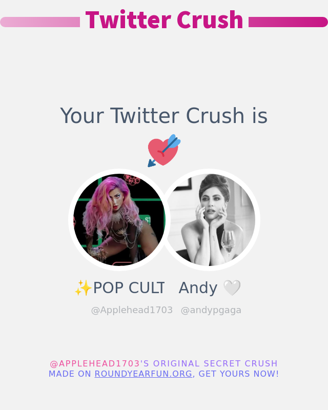 Applehead1703's tweet photo. Il mio Twitter Crush è: @andypgaga

➡️ https://t.co/7Q8WwCMUhi https://t.co/DgvyNhfk0G