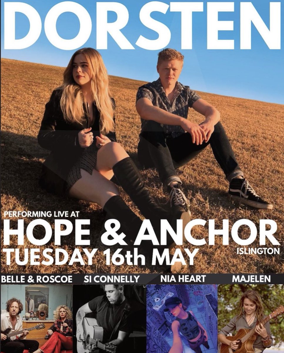 WE ARE SO EXCITED💯

🇬🇧We fly back to London tomorrow for our 5 show tour!

🔥Kicks off Tuesday, 16May at <a href="/TheHopeLiveN1/">Hope and Anchor Live</a> - tix in my linktr.ee/dorsten and check out all the other show dates while you’re there!

If you’re in London please come join us - we’d love to meet