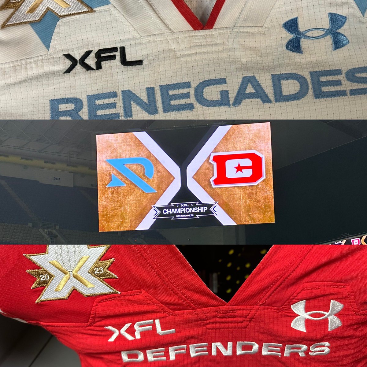 RequiredTeam's tweet image. Getting ready for the #xflchampionship thank you @underarmour and the @xfl  for the opportunity to provide you with great gear! #rtgdecorated #dowhatsreqiured #gearissntissueditsrequired