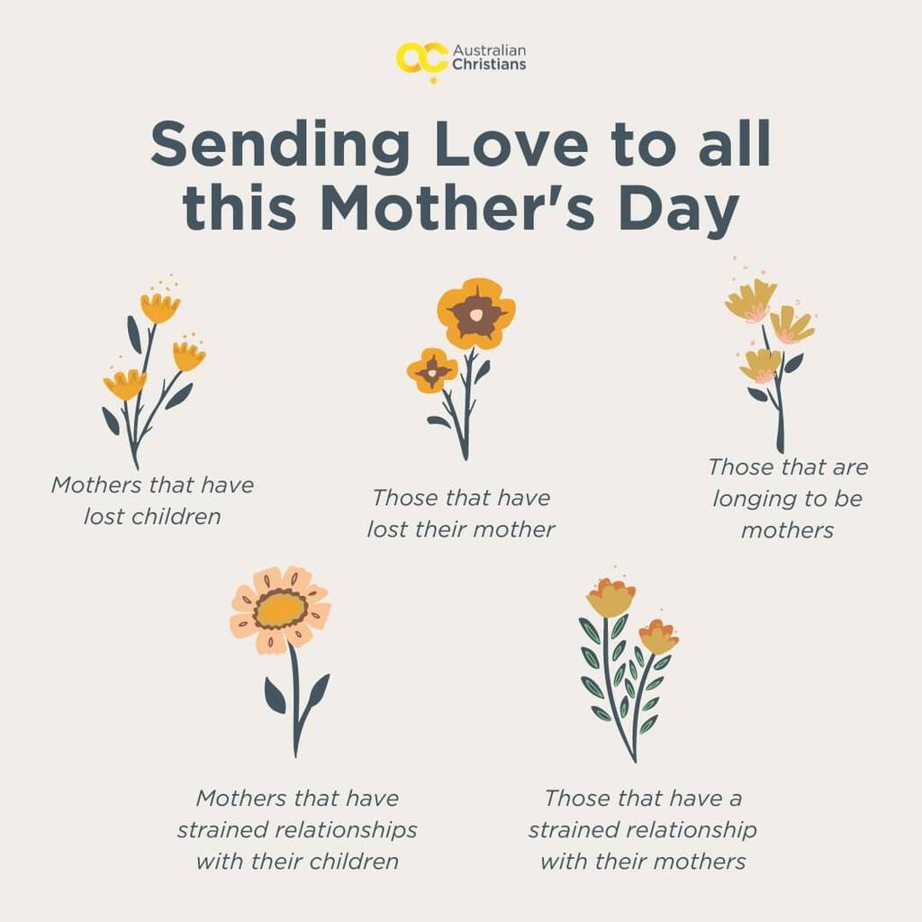 AustChrist's tweet photo. Today we celebrate all of the incredible Mother’s out there! No matter what situation or season in life, know that you are are valued, loved and appreciated. We honour you and thank you for all the incredible things you have done and continue to do. Happy Mother's Day! 

"He… https://t.co/qsSS8uaiUg