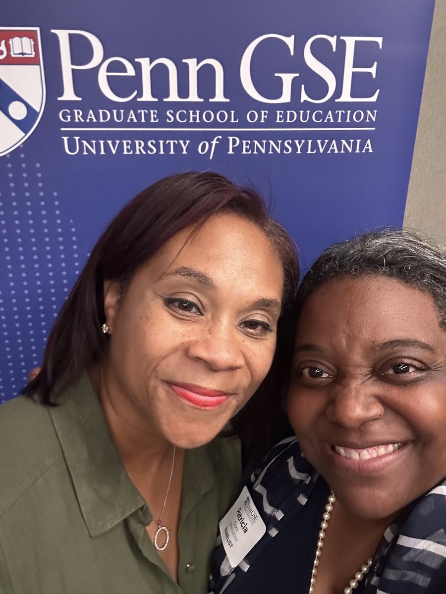 ImpactGreater's tweet photo. Always a great joy to go home to ⁦@PennGSE⁩ to celebrate our distinguished educators like my amazing classmate ⁦@thesuccessdoc⁩ with Dean ⁦@PamPennGSE⁩. As 2021 Educator of the Year, excited to see my classmate Joy Davis win for 2023! https://t.co/vXiLhKxxyW