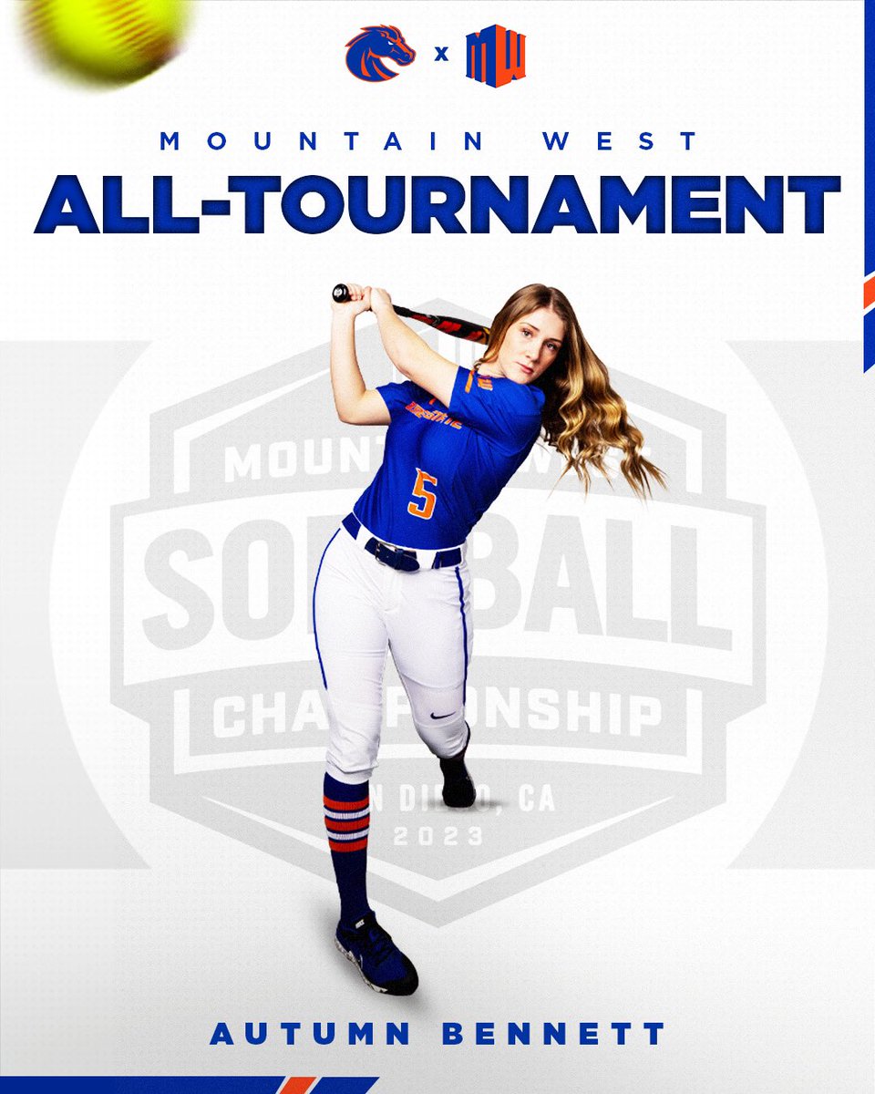 BroncoSportsSB's tweet photo. Autumn Bennett and Taylor Caudill are selected to the @MountainWest All-Tournament team! 

#BleedBlue | #WhatsNext https://t.co/xtNznDV2Qb