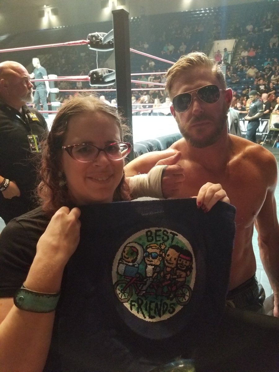 HookinAround's tweet photo. My night is made! THANK YOU! @AEW @orangecassidy https://t.co/NCDMDOYFq3
