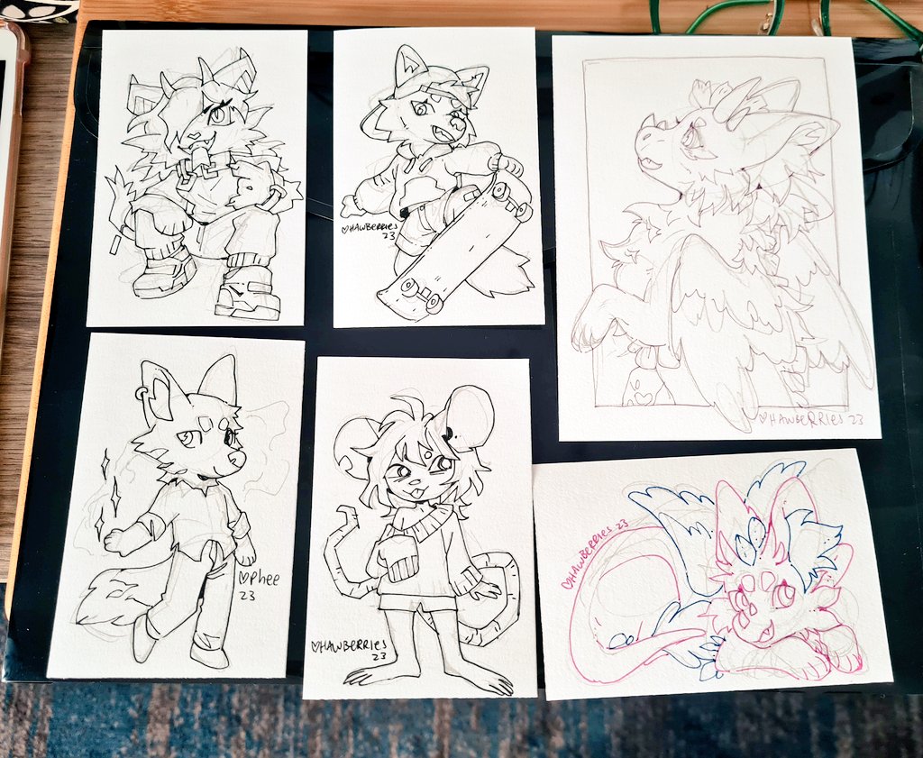 some very fun table comms I've gotten to do this FurDU weekend ☆