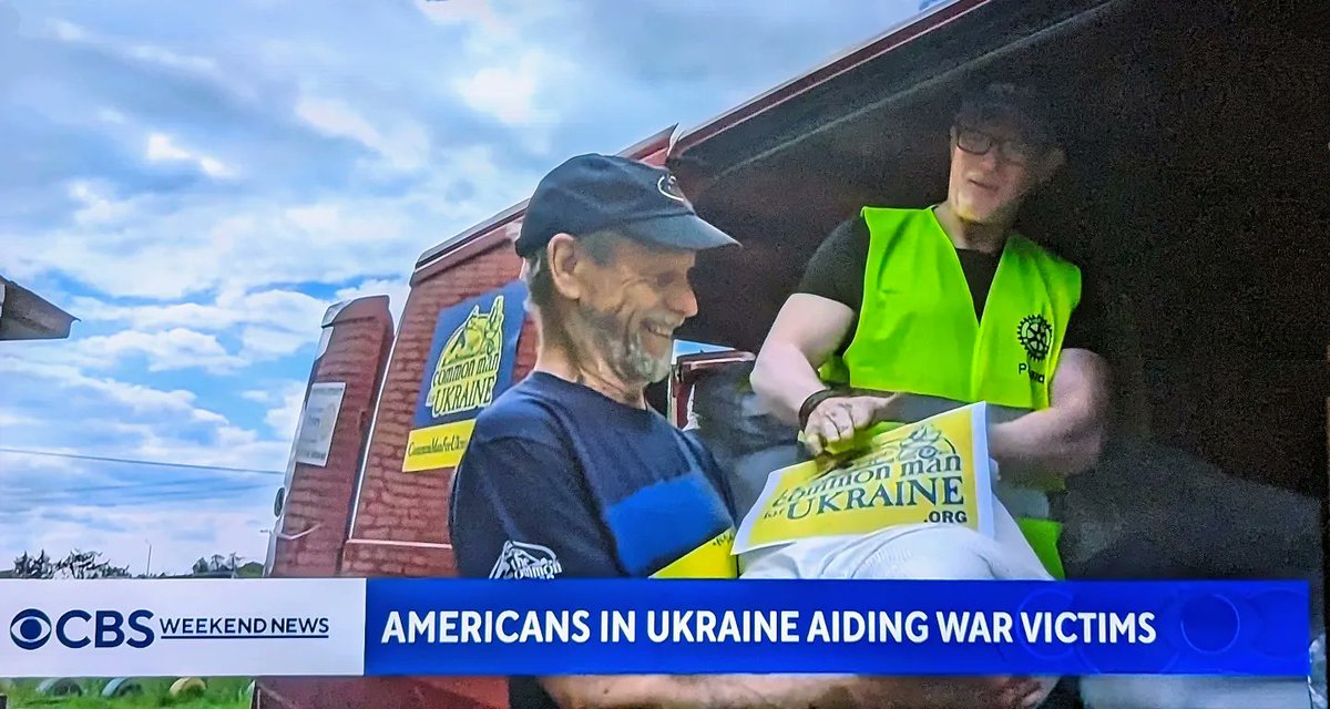A must-watch <a href="/CBSEveningNews/">CBS Evening News</a> report aired tonight on CommonManForUkraine.org's relief work in #Ukraine!

Impactful and important storytelling by <a href="/charliecbs/">Charlie D'Agata</a> &amp; the <a href="/CBSNews/">CBS News</a> team highlighting the needs of Ukrainian children of war. 

#commonmanforukraine #moregoodtodo