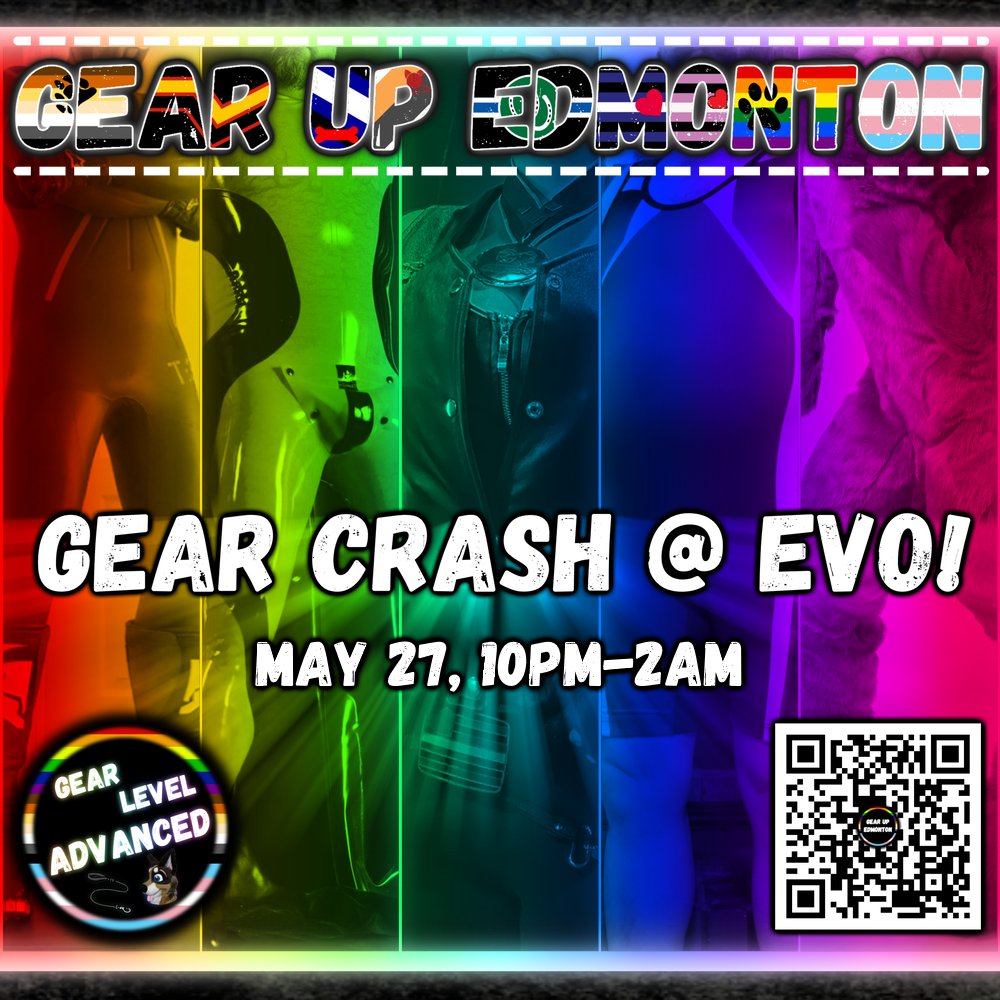 gearUpEdmonton's tweet photo. IT'S ALMOST HERE!!! Trade the heat outside for a night of dancing and Gear Up shenanigans! Slip on your favourite attire &amp; come crash the party at Evo with us on May 27th, 10pm-2am. Doors open at 9pm, cover is $10 until 11pm or $15 after! https://t.co/Ouos6KrOem https://t.co/WzxS4nVoSF