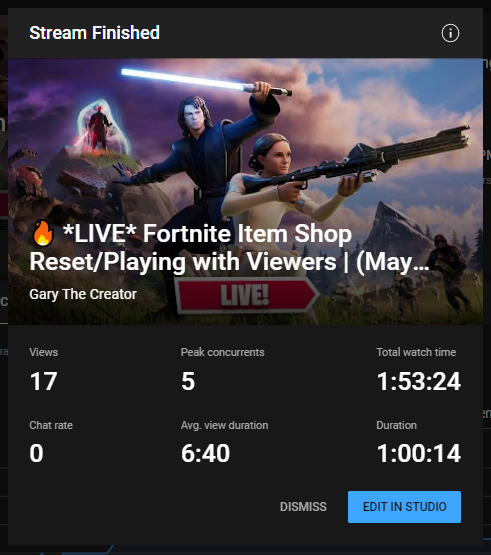 GaryTheCreator's tweet photo. Small stream tonight, but a fun one!

Additionally, thank you itssvelly for gifting me the Breezy emote on stream, I appreciate it! 🔥 https://t.co/LZjjuUR8Vj