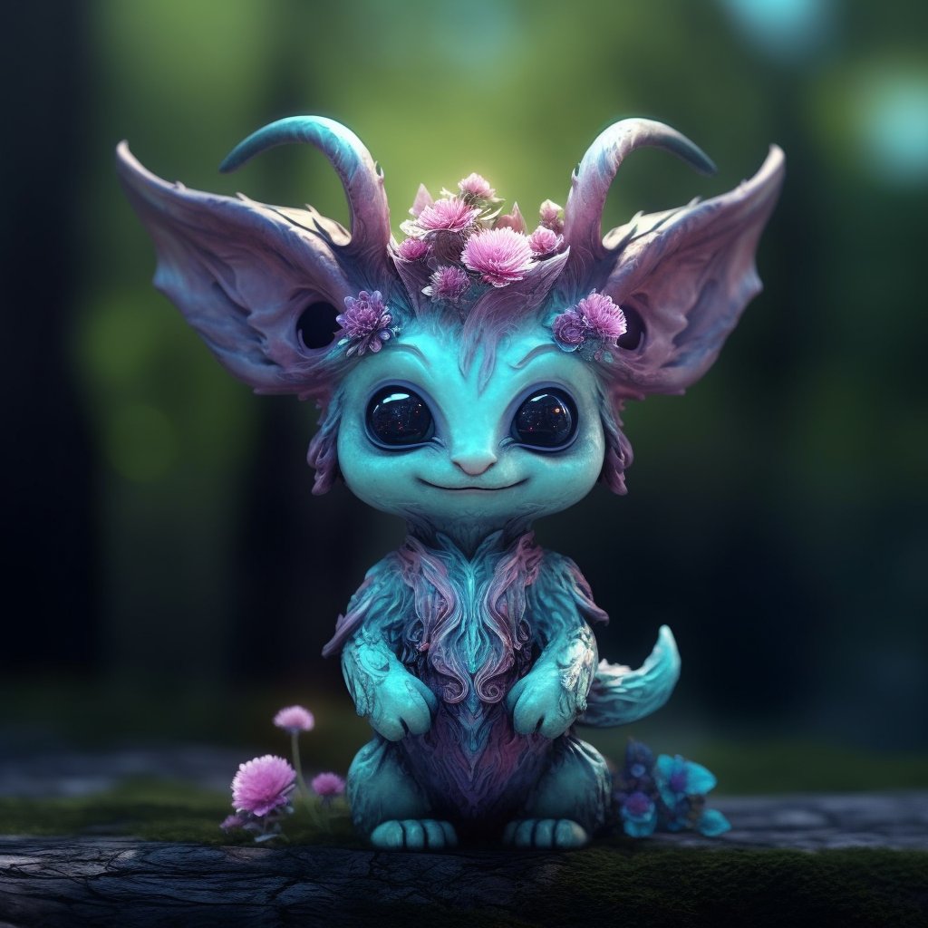 leahdesign's tweet photo. Which one would you adopt if you could in a metaverse like @WilderWorld? 1, 2, 3, or 4? #midjourney #MJV5 #virtualpets https://t.co/uaKMMIOoIH