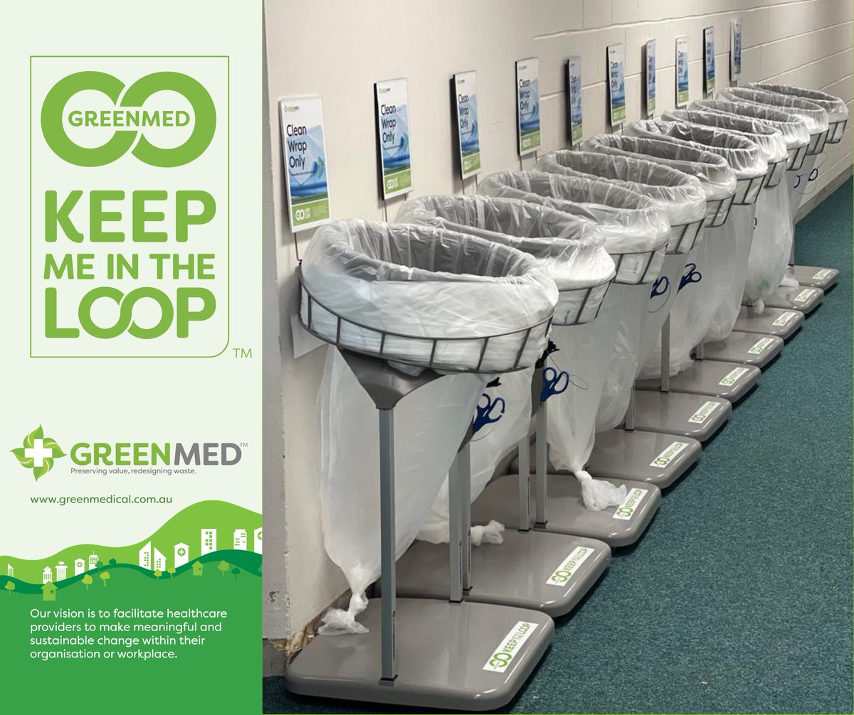 greenmedaus's tweet photo. Tasmania’s first participating hospitals commence our Keep Me In The Loop™️ program tomorrow.  Tonnes of clinical plastic waste will soon be diverted from landfill &amp; recycled into new health care products that would otherwise be made using virgin materials. https://t.co/2rECypkEJy