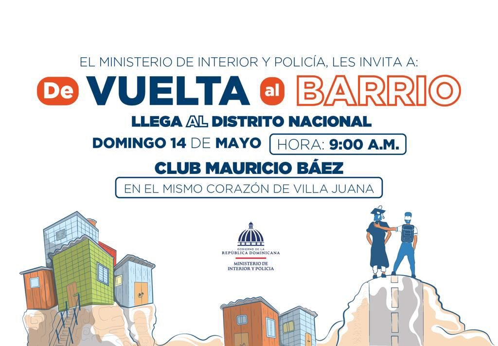 fdelamotard's tweet photo. Apoyemos De vuelta al barrio en el Distrito Nacional, este domingo 14 de mayo a las 9:00am, en el Club Mauricio Báez. https://t.co/OdtUfpUb3e