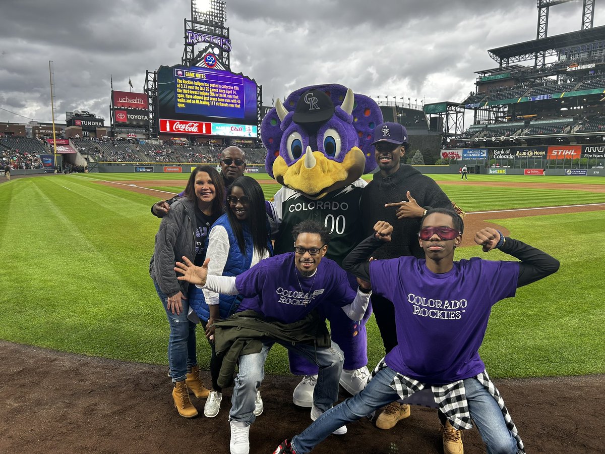 Kickin it with the @Rockies this evening! Thankful for the opportunity! 
#TeacherAppreciationWeek