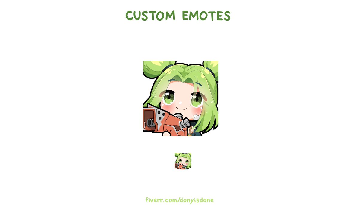 donyisdone's tweet photo. Order from @ Cideztv
Thank you so much🤗🥰

#twitchemotes #emoteartist #comissionsemote https://t.co/MwgkLCtpqK