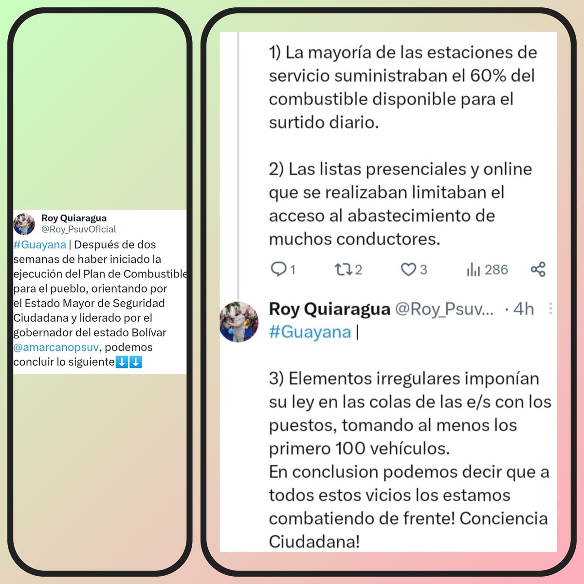 frank_rafael's tweet photo. Si el número 1 está comprobado, deben ir presos los responsables de las bombas, porque eso es tráfico de combustible y es delito https://t.co/FbZzPoUgSh