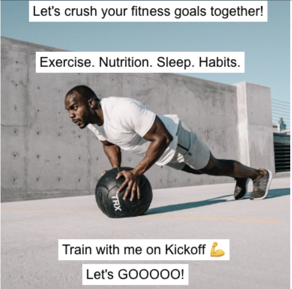 TalmeedYahu's tweet photo. Hi! I wanted to invite you to #train with me on Kickoff! I build custom weekly plans for YOU &amp; #coach you through it 5 days a week. Here is the link to get started:

https://t.co/N20FS4YW8J

#trainwithkickoff #personaltrainer #fitfam #getfit https://t.co/9rF51AsQ0Z