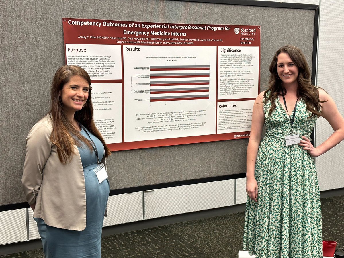 Sara Krzyzaniak (@smkrzyz) on Twitter photo Emergency medicine relies on teamwork, and residents need early exposure to interprofessional teams. Here at <a href="/StanfordEMED/">StanfordEM</a>, it’s embedded into intern orientation. We ❤️ our nurses, techs, social workers, case managers, and ED pharmacists!
@ac_rider <a href="/KRoszczynialski/">Kelly Roszczynialski</a> Emergency medicine relies on teamwork, and residents need early exposure to interprofessional teams. Here at <a href="/StanfordEMED/">StanfordEM</a>, it’s embedded into intern orientation. We ❤️ our nurses, techs, social workers, case managers, and ED pharmacists!
@ac_rider <a href="/KRoszczynialski/">Kelly Roszczynialski</a>