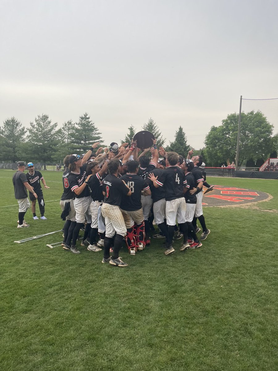 Warrior baseball wins Region 24 tournament over Lake Land 11-8. Warriors advance to district tournament in Iowa next week.
