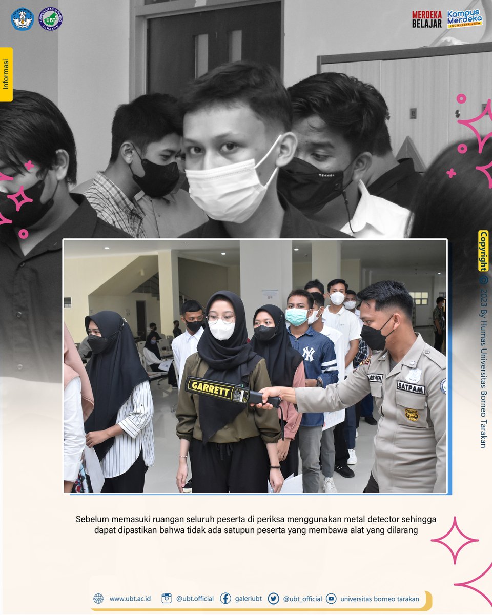 ubt_official's tweet image. &quot;Hari ke-4 tes UTBK-SNBT 2023 di Universitas Borneo Tarakan berjalan lancar! Semangat para calon mahasiswa, keberhasilan ada di depan mata 💪📚

#SNPMBBPPP
#SNPMB2023
#SNBP
#SNBT
#UTBK

#UBT #ubt #UBTarakan #UBTJaya #AyoKeUBT #Tarakan #tarakanku #batikmodern #merdekabelajar