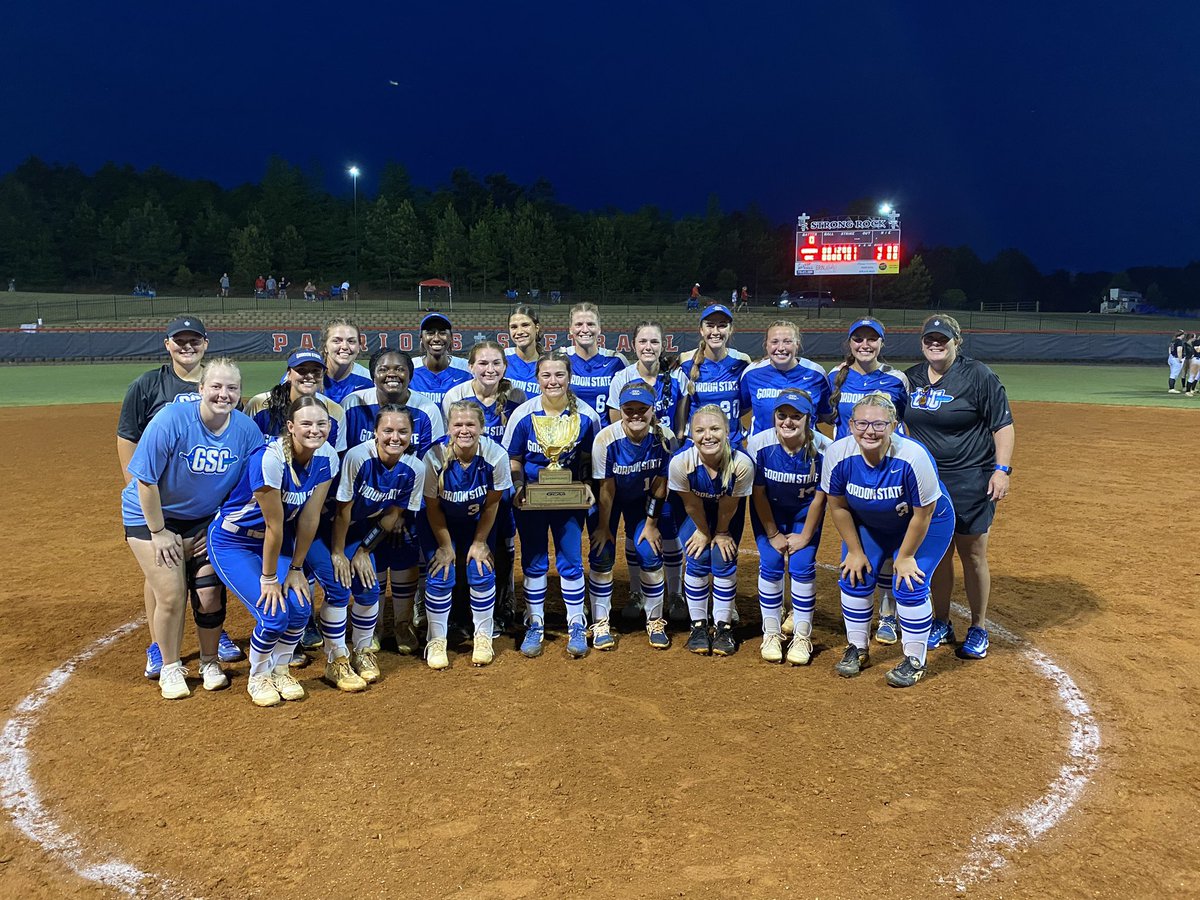 THEGCAA's tweet photo. @GSCSoftball is your GCAA Region 17 Softball Champions!! Off to Chocoloco! https://t.co/LYBmYQlqmo