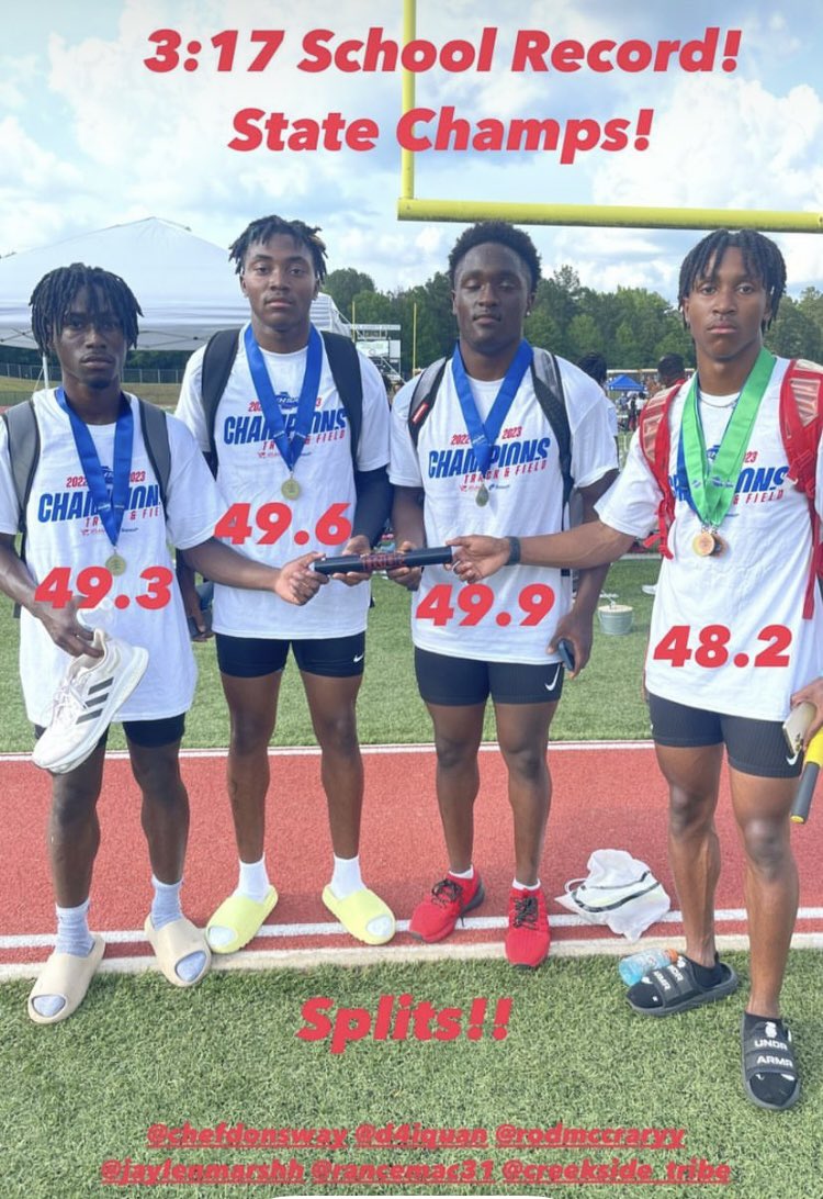 CoachMac38's tweet image. State champs!!! #TribePride #swampmade 💨 @CoachSHuggins @Coach_Merritt @Coach_KMcDonald @rodmccrary