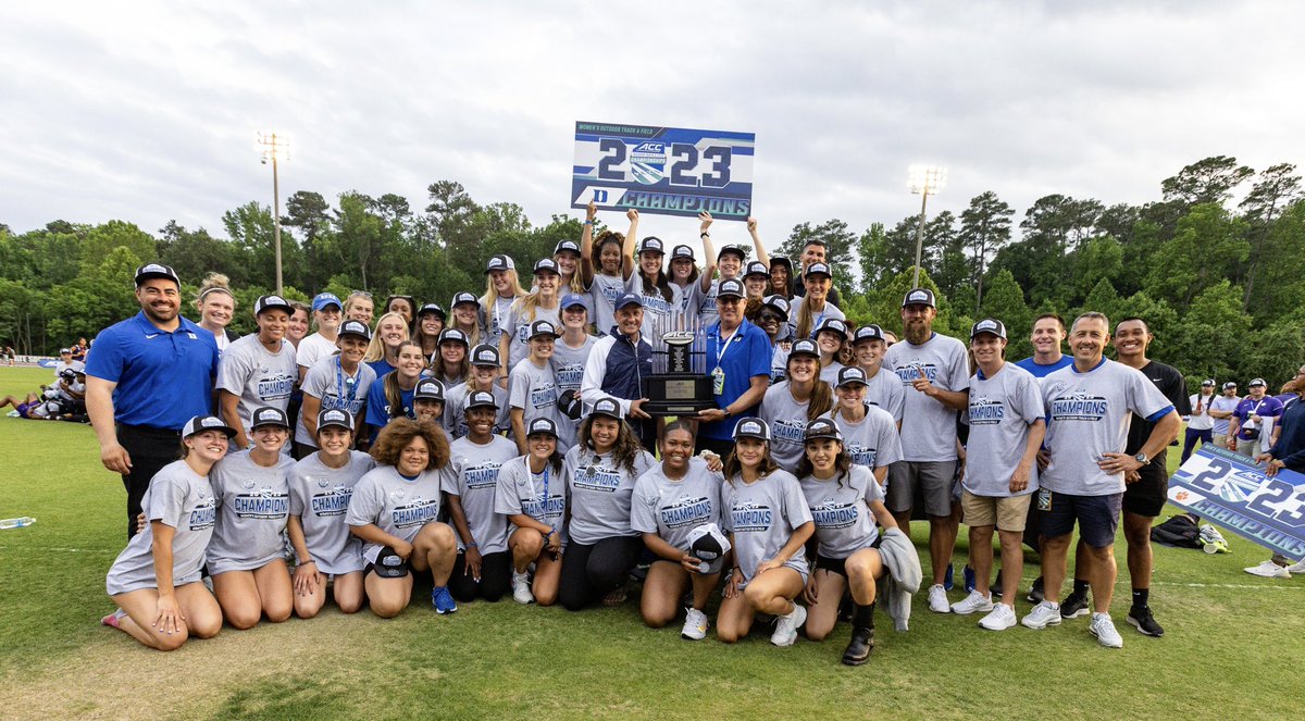 Your 2023 ACC Outdoor CHAMPIONS 🏆 

And we’ve the new record for points scored at the ACC Championships!