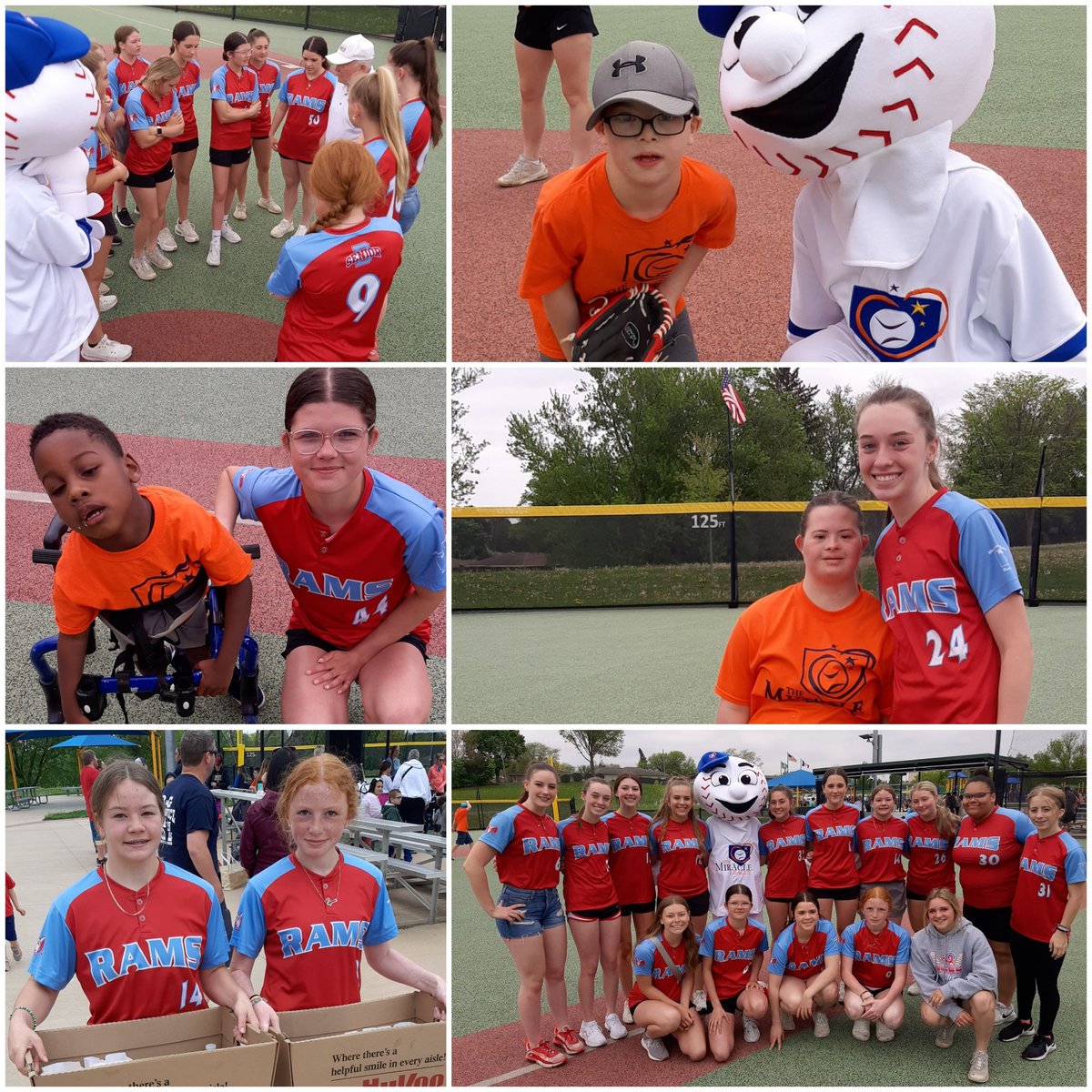 JoleeStrohmeyer's tweet photo. Thank you to the
Miracle League PLAYERS & families for sharing your field with
@RamsSoftballDbq today!
No place we'd rather be 🧢. #growthegame #ramfam @CityOfDubuque @DBQSeniorRams #biggerthanthegame #beyondthelines https://t.co/N31SlqrIxu