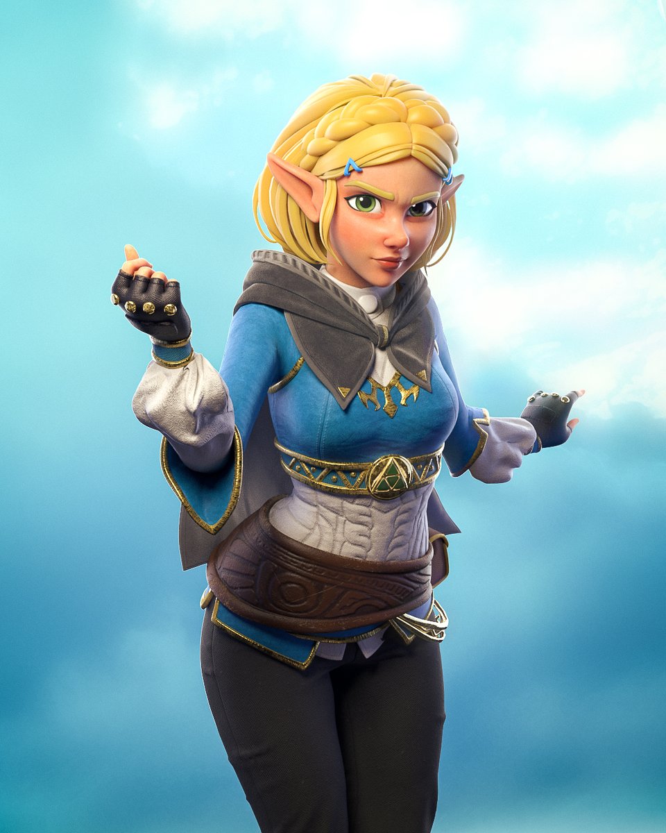 netic_ck's tweet photo. https://t.co/lSRAzldcSb
I just wanted to share a quick render I made with zelda.

#stylizedcharacter #Animation #Character #Portrait #cg #3drender @substance3d #fanart #disney #pixar #BreathoftheWild #zelda #TearsOfTheKingdom  #ZeldaTOTK  #zeldafanart https://t.co/NFZMWrrkwT