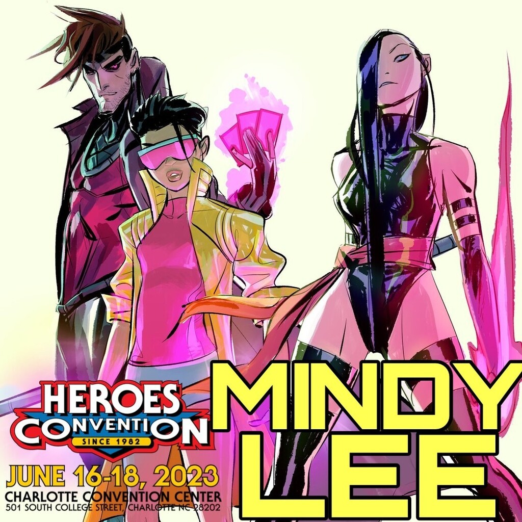 heroesonline's tweet photo. You might've seen MINDY LEE recently pushing a pencil on the Masters of the Universe: Revelation series! It was AWESOME! And she'll be ay HeroesCon June 16-18!
#mindylee #psylocke #heroescon
For the Featured Guest List: https://t.co/MhWmn1h7yy
For tickets: โฆ https://t.co/VsY5YPdhXA