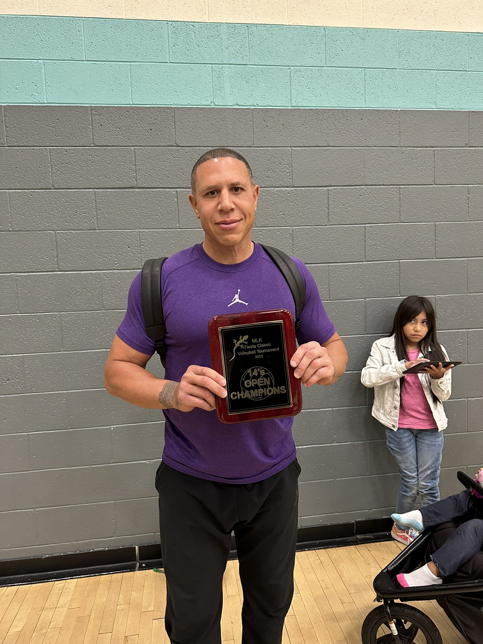 Happy birthday to Storm dad, Mike Bibby Thank you for spending your day cheering on 14T 