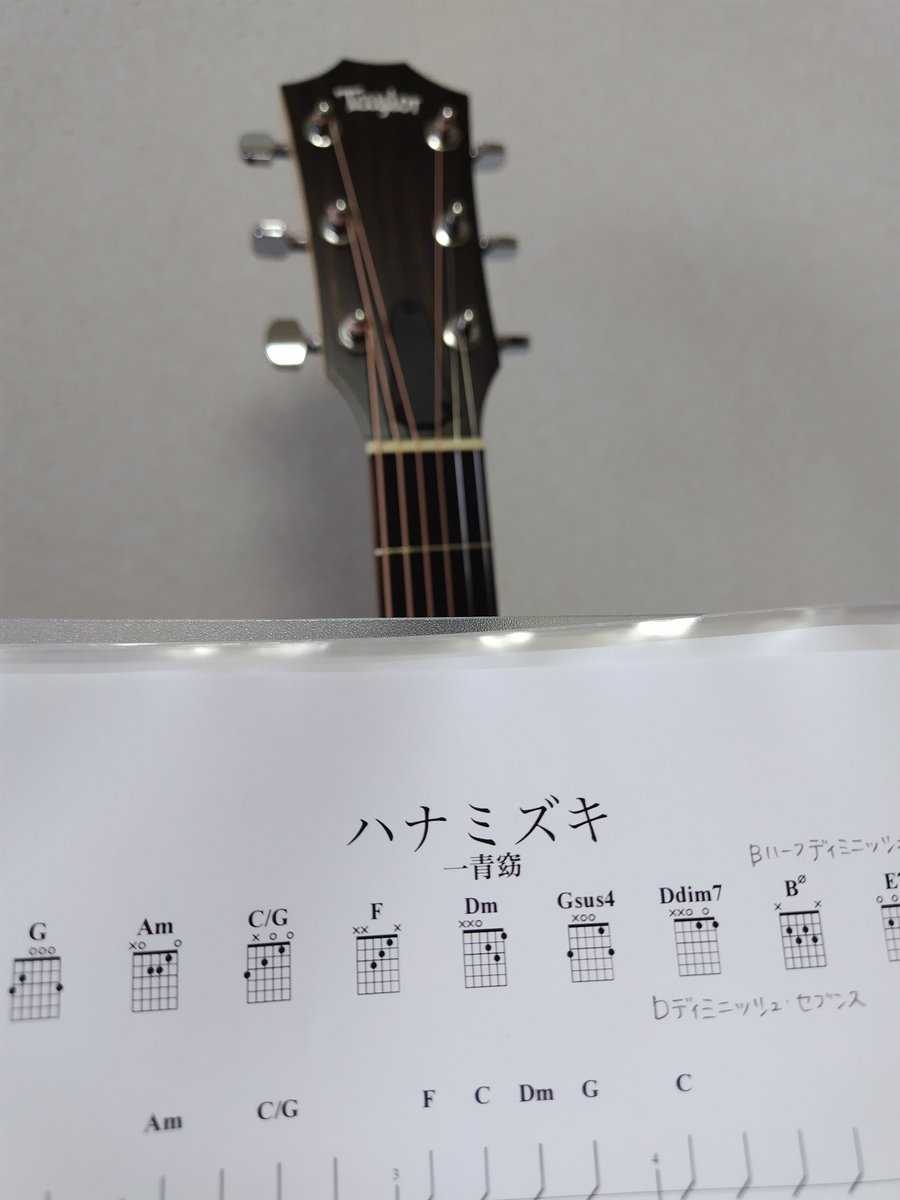 maro5296_m's tweet photo. 母の日。
ギターでハナミズキを弾ける事が幸せです。
・
レッスンに通い始めて7ヶ月。
左手にはタコができました。
なのに未だにDmが苦手です(笑)
先生の教え方のおかげもあり
アコギが大好きで大好きで
たまらないです(*´ー`*)
#母の日 #taylor #academy12e
#ハナミズキ #島村楽器 https://t.co/LG79Qdlhtf