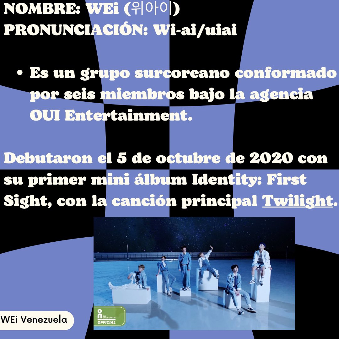 WEi_Venezuela's tweet photo. [🗓️] 31 DÍAS PARA #Passion_Tour_In_Venezuela

¡Hola! 
El día de hoy empezamos la cuenta regresiva para el concierto de WEi en Venezuela en la que estaremos subiendo información sobre los chicos para que todas aquellas personas nuevas conociéndolos,[+]
@WEi__Official #WEi #위아이 https://t.co/1iKzNnZMAk