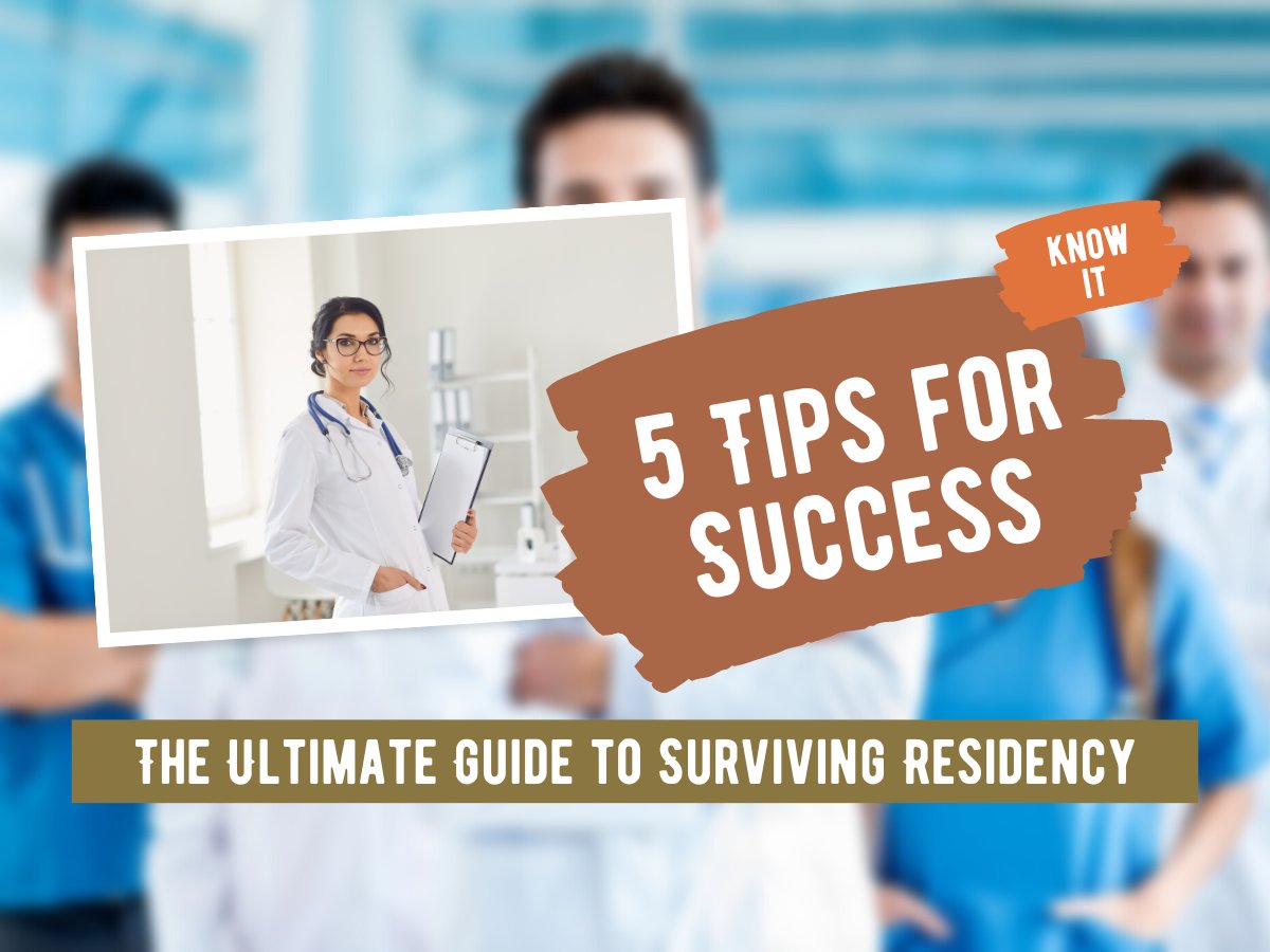 The Ultimate Guide to Surviving Residency: 5 Tips for Success: #physiciannetwork #physiciancommunity #medicineresidency #residencylife #physicianlife physiciannetwork.net/the-ultimate-g…