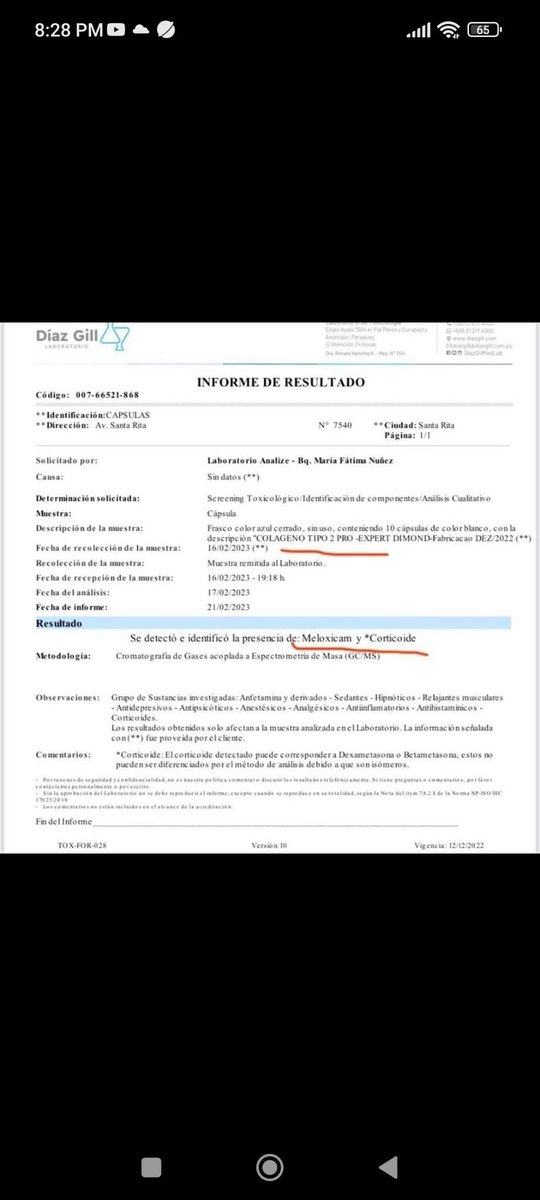 No automedicarse y menos Con Fármacos de dudosa procedencia. <a href="/DINAVISApy/">Dirección Nacional de Vigilancia Sanitaria</a> saben algo de esto?