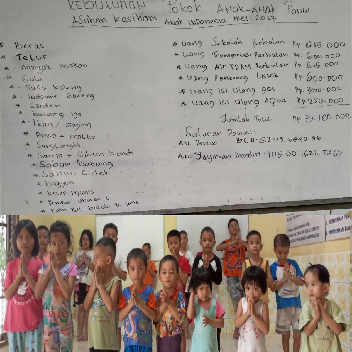 Panti Asuhan Kasihani Anak Indonesia (@kasihanipanti) on Twitter photo 
