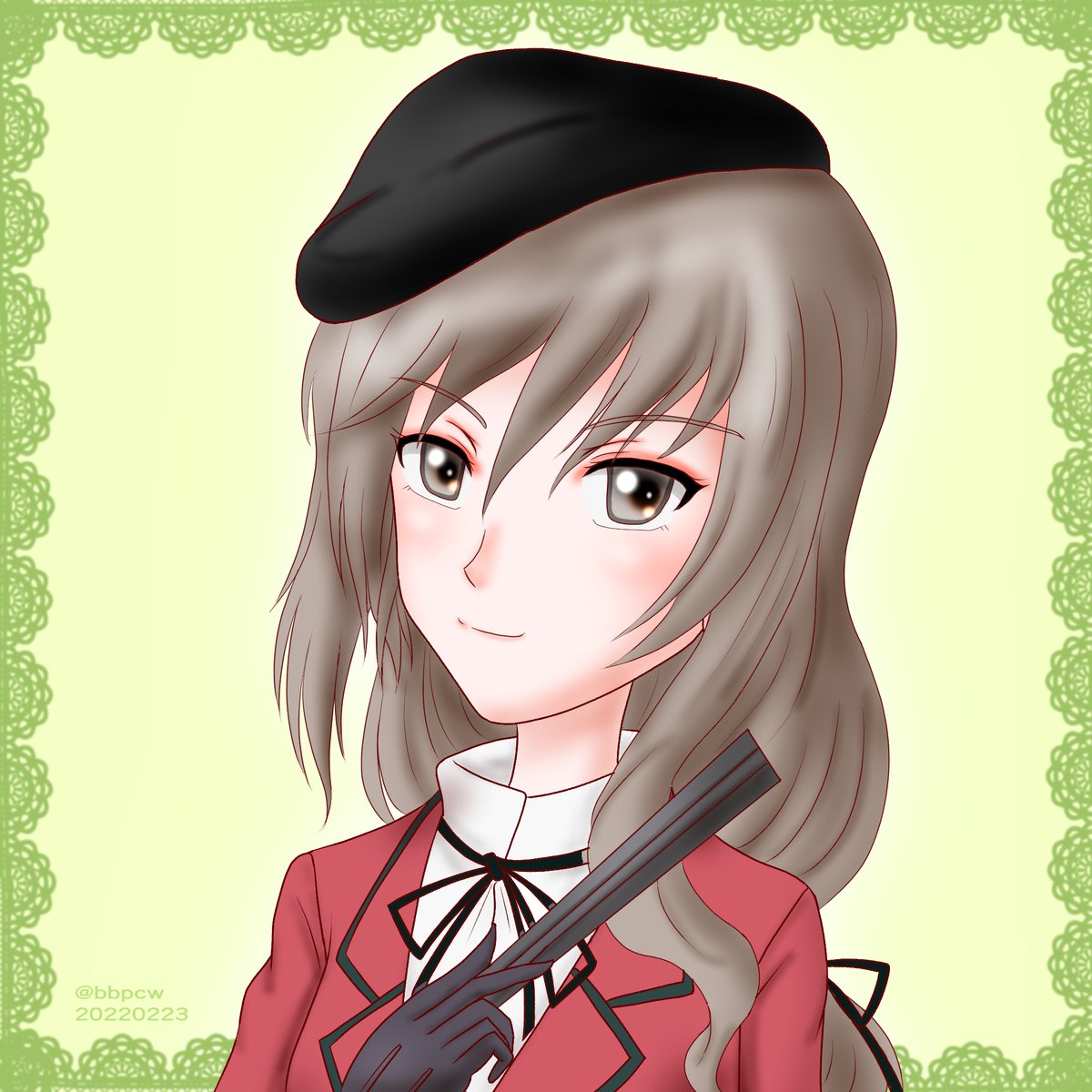 西住しほ 「そういえば今日は母の日ですね #ガルパン」|ビバ㌠ ユニバースのイラスト