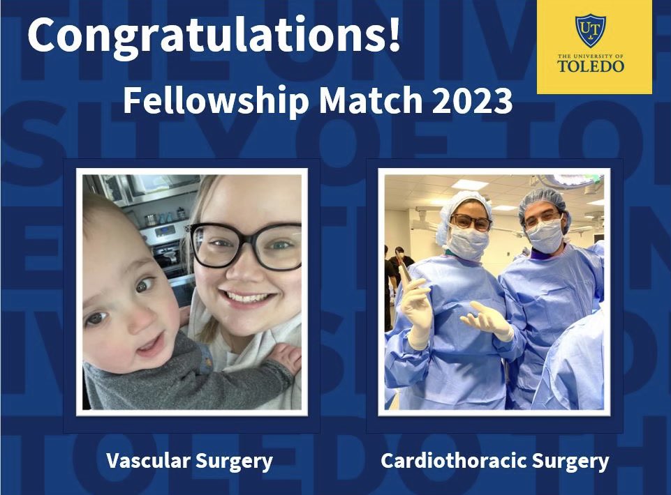 Many many congratulations to our PGY-4 residents on matching into fellowships! Dr Meghan Barber-Vascular Surgery at UChicago, Somaya Al-Embideen-CT Surgery at UNebraska and Motaz Al-Yafi-CT Surgery at VCU! So so proud of you all!
#RocketSurgery