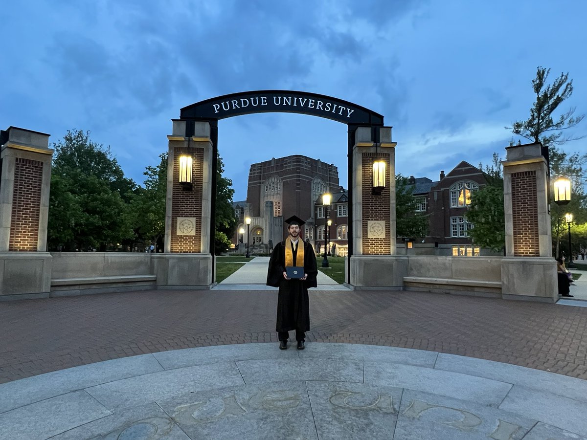 Today was a good day 👨🏻‍🎓 #BoilerUp