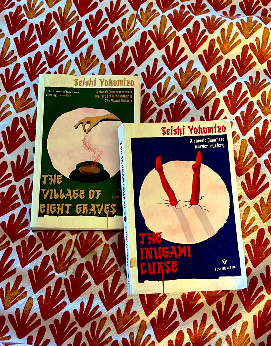 Enjoyed Yokomizo’s first book in the #kosukekiandaichi series so ordered the next two . Hope @PushkinVertigo continued with the translations ❤️