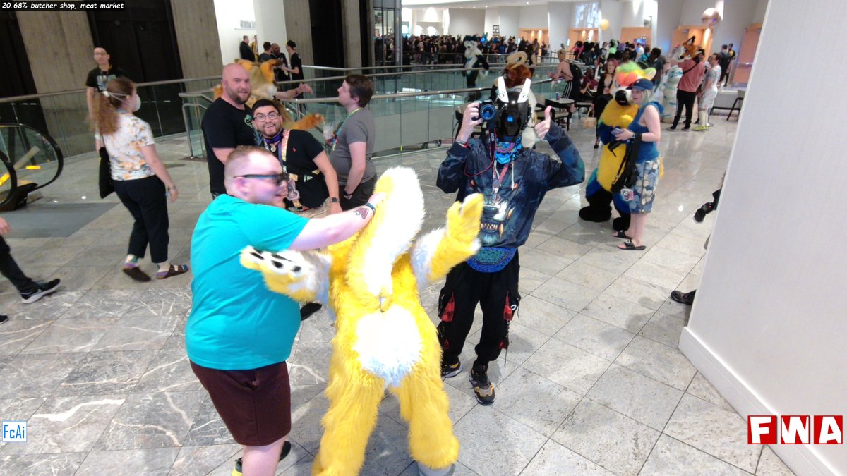 I'm a butcher shop, meat market, Come check out what you are at FWA23 #furconai