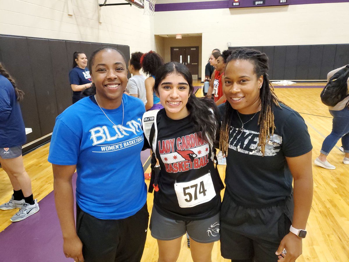 Knowlege is power.Thankful for todays opportunity to attend College Coaches Showcase Camp today.Shout out to <a href="/CoachSRoach/">Skye Roach</a> <a href="/BlinnWbb/">Blinn Women’s Basketball</a> @DustdevilsWBB <a href="/OLLUwbb/">OLLU Saints WBB</a> for helping us grow as players and sharing your knowledge.