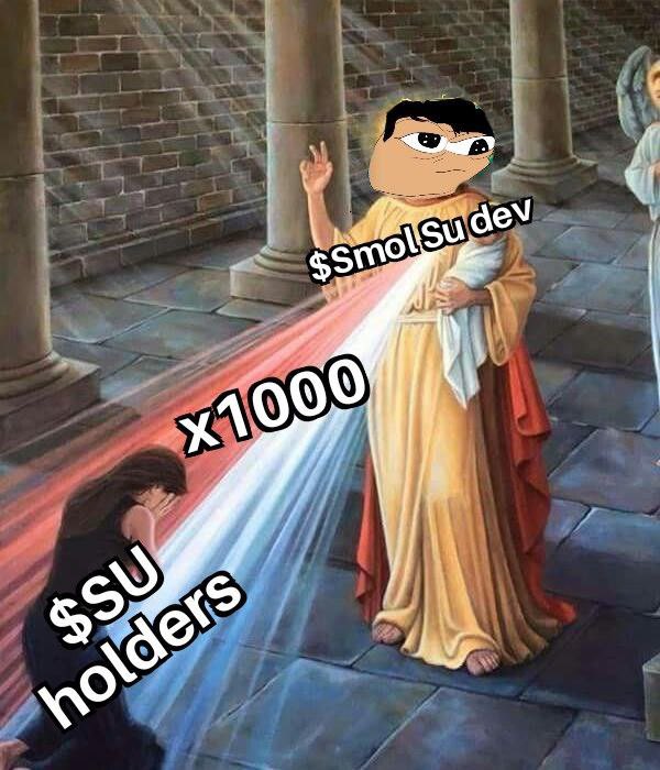 Crypto_blord's tweet photo. @SmolSuETH My original entry for the contest @SmolSuETH $SU #suMeme https://t.co/IAVmOH2iYW