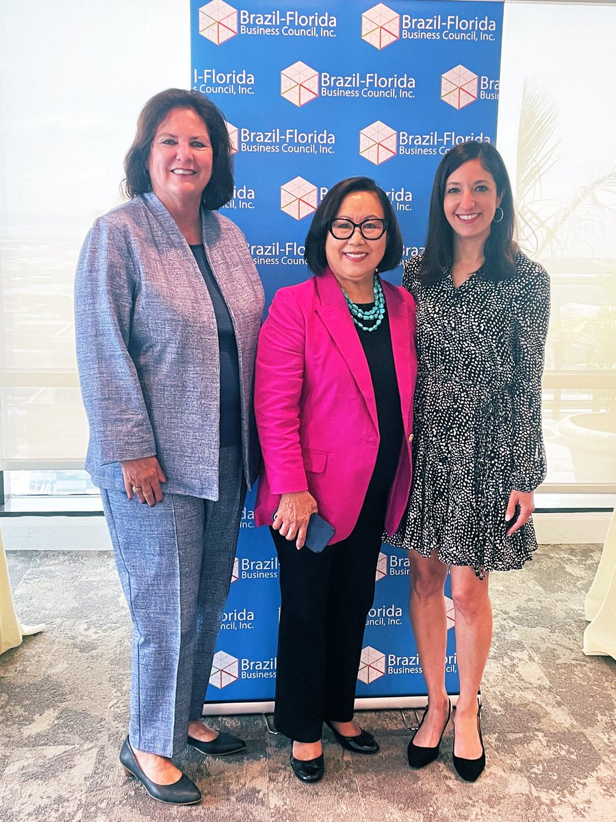 Impactful luncheon with the Brazil Florida Business Council. #StrongerTogether