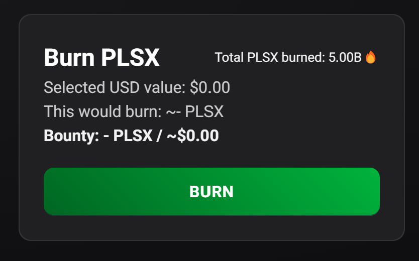 #PulseX has officially burned 5 Billion tokens in the first 24 hrs! If that’s not bullish I don’t know what is 🤷‍♀️ New video coming soon! #PulseChain