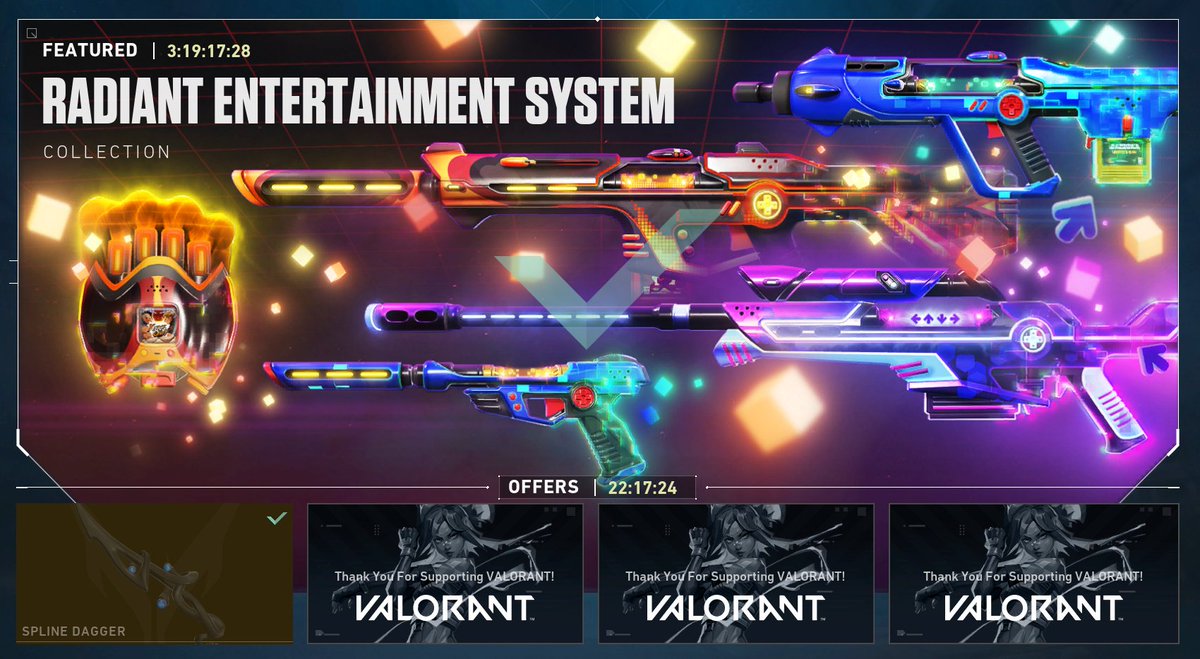 Average_Jonas's tweet photo. I officially have every available skin in Valorant https://t.co/VJCI7Youqb