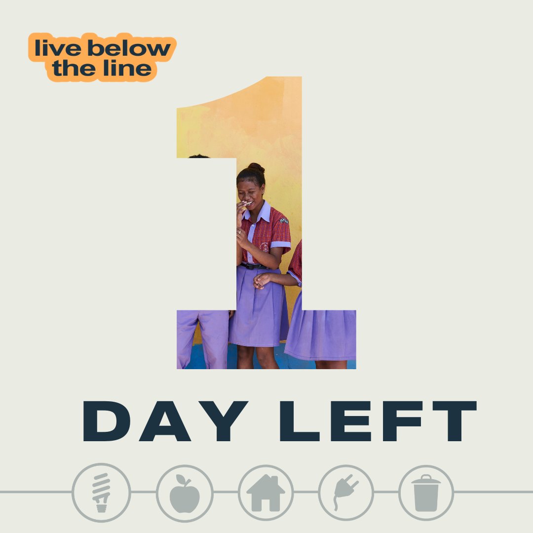 🚨ONE DAY LEFT UNTIL LIVE BELOW THE LINE KICKS OFF... I REPEAT ONE DAY!! 🚨

#livebelowtheline #LBL2023 #oaktree #youthempowerment #globalinjustice #poverty #decolonisation #localised