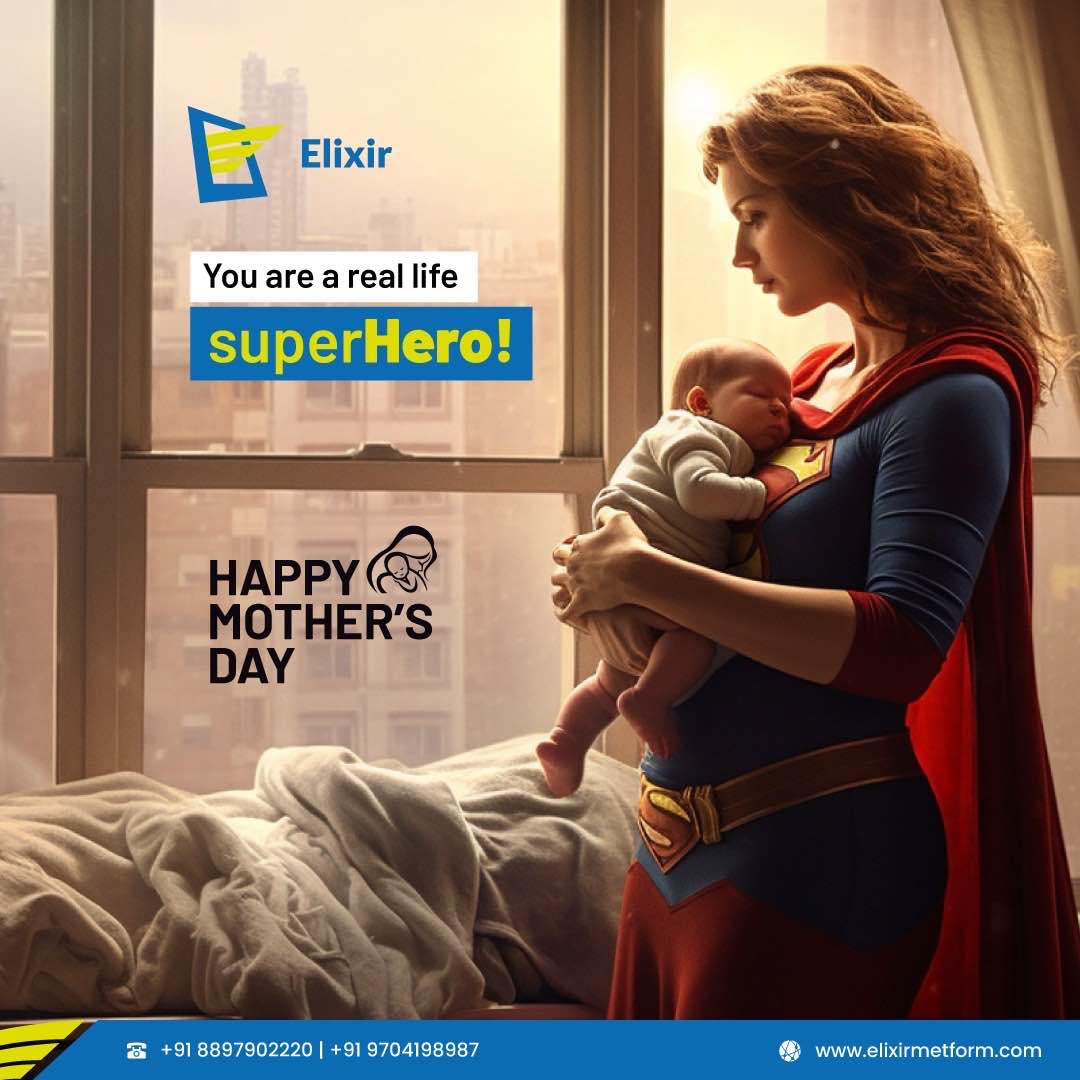 You are a real life superhero!
Happy Mother’s Day!

#Motherhood #Mothers #MothersDay #HappyMothersDay #MothersDay2023 #PpGiWindows #GiWindows #RollformingTechnology #ColourCoatedWindows #MadeOfSteel #SteelWindows #ppgi #Windows #Doors #Aluk #AluKIndia #ElixirMetForm