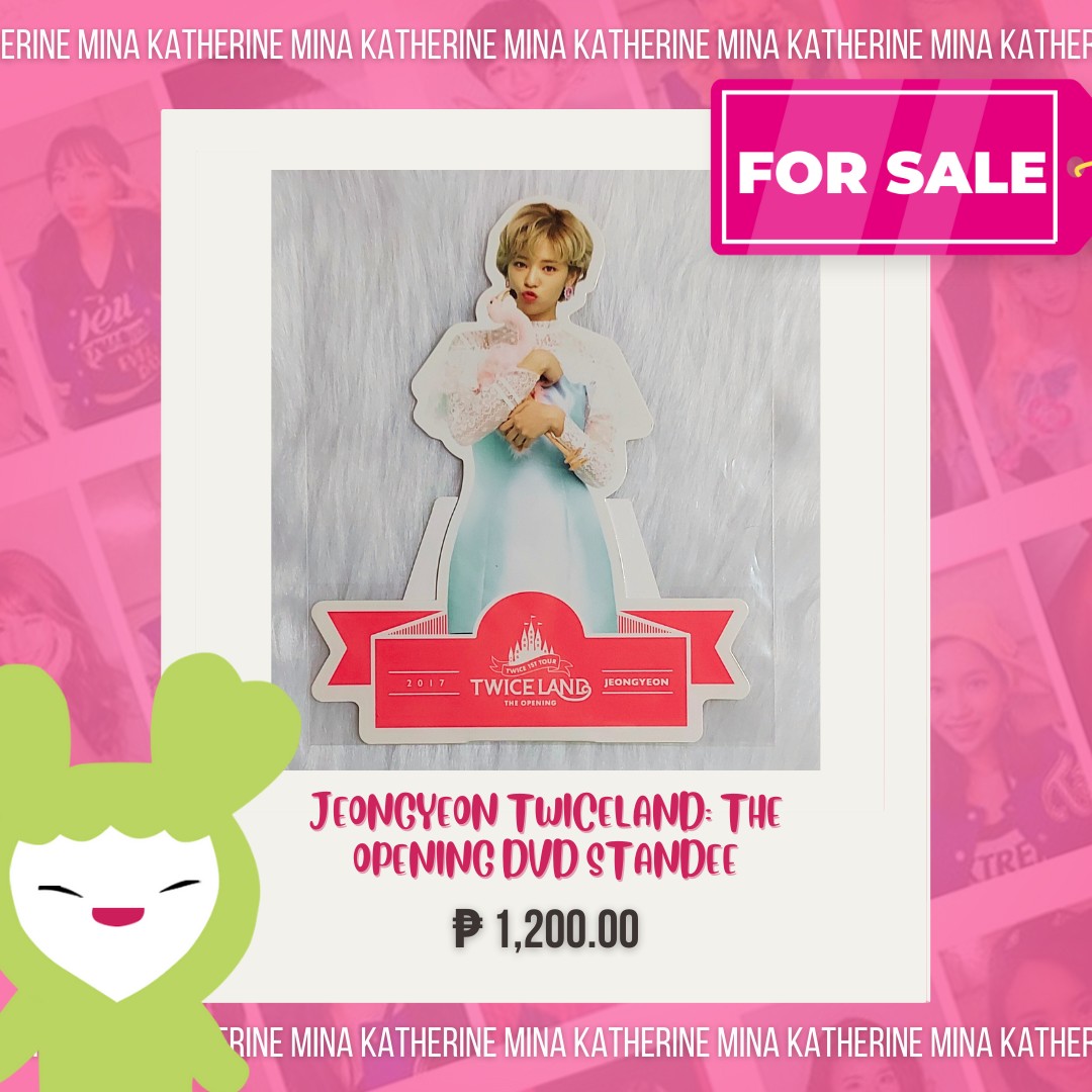 mlnpn31's tweet photo. wts jeongyeon twiceland the opening dvd standee

link to Carousell post: https://t.co/KVwhbwNWla https://t.co/8LUCFcgse5