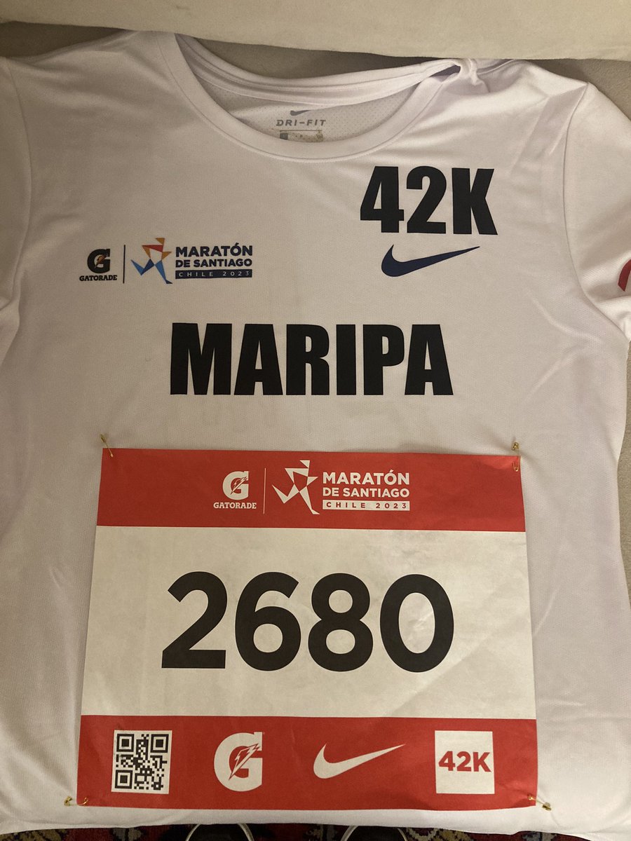 Vamos !!!!! 💪🏻🇨🇱 #MaratondeSantiago 2023 #Running #RUN ❤️