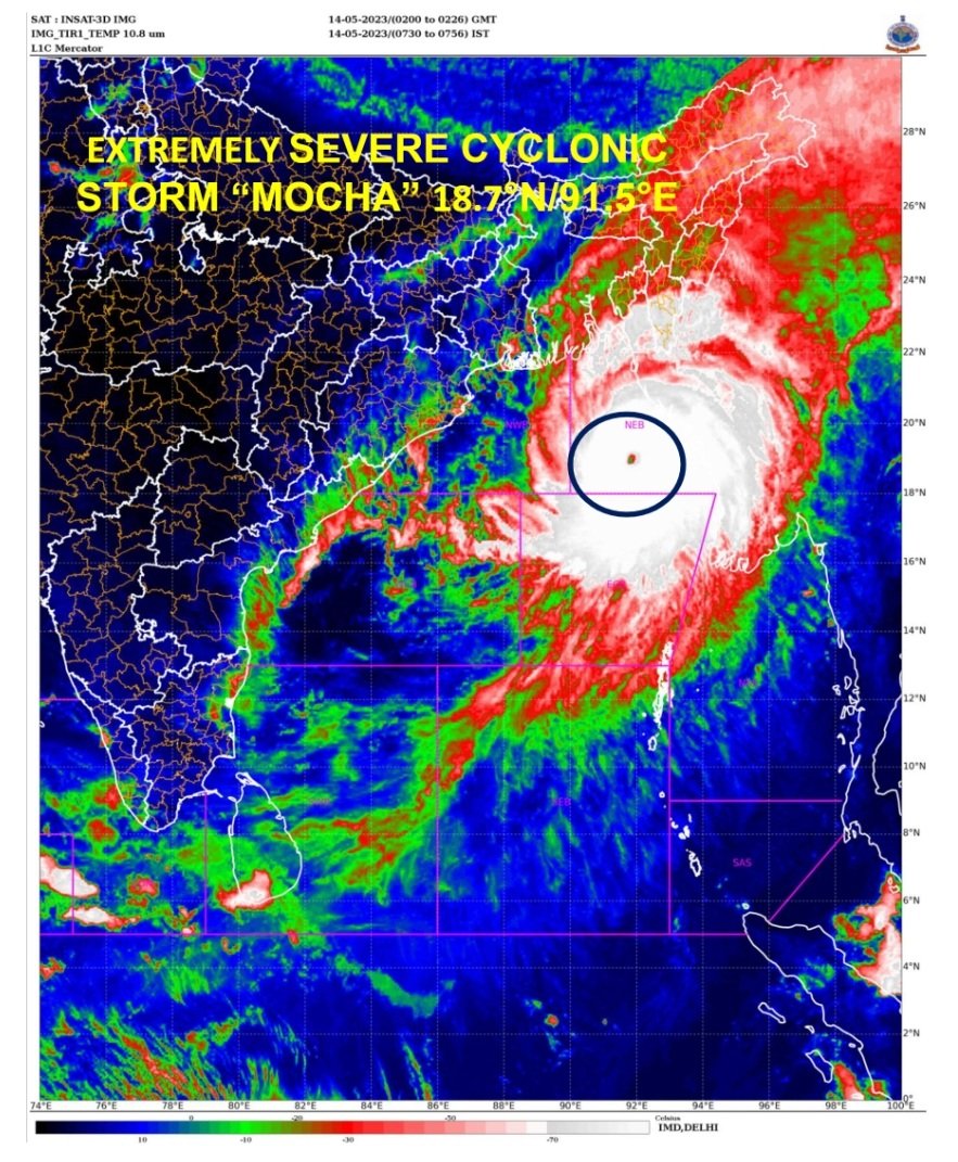 PIW44's tweet image. 🌀Observation - massive reduction in tropical heat potential over East Central and NE Bay of Bengal. It was 100 kj/cm² few days back. Now reduced to 50-75 kj/cm².

The next we can see sharp fall in sea surface temperature after landfall!!

#CycloneMocha #CycloneMochaUpdate
